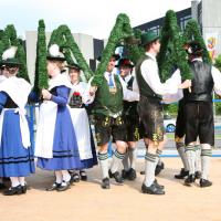 Maibaum aufstellen und Maifeier