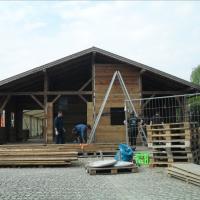 Abbau Hütte und Zelt
