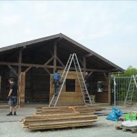 Abbau Hütte und Zelt