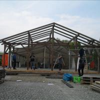 Abbau Hütte und Zelt