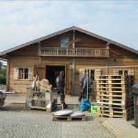 Abbau Hütte und Zelt