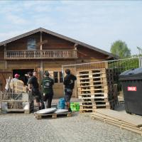 Abbau Hütte und Zelt 03.05.2016