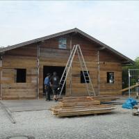 Abbau Hütte und Zelt