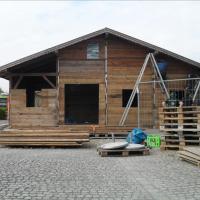Abbau Hütte und Zelt